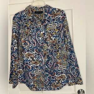 Jones New York Multicolor Paisley Shirt